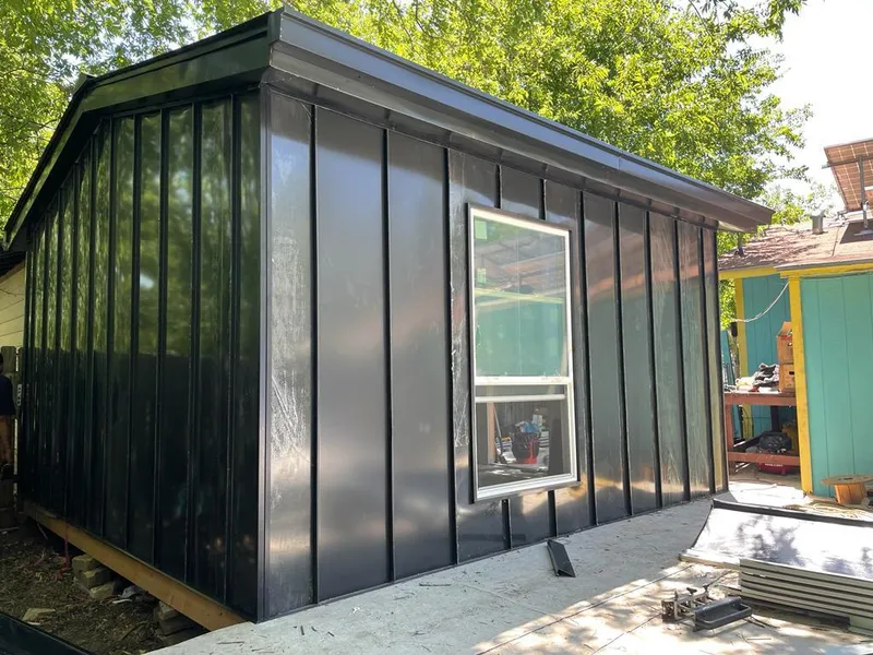 Black standing seam metal wall panels for Roof Inspection in Imperial Beach
